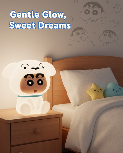 蜡笔小新小白小夜灯