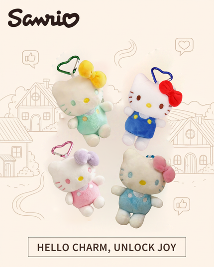 Keychain - 4-inch Classic Standing Hello Kitty