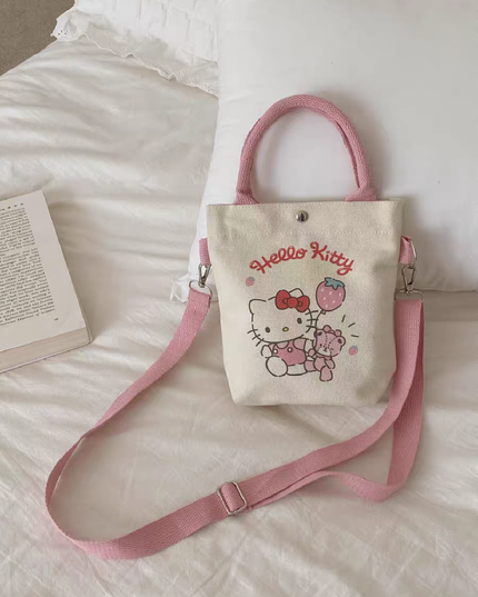 Sanrio Family Series Canvas Portable Crossbody Bag