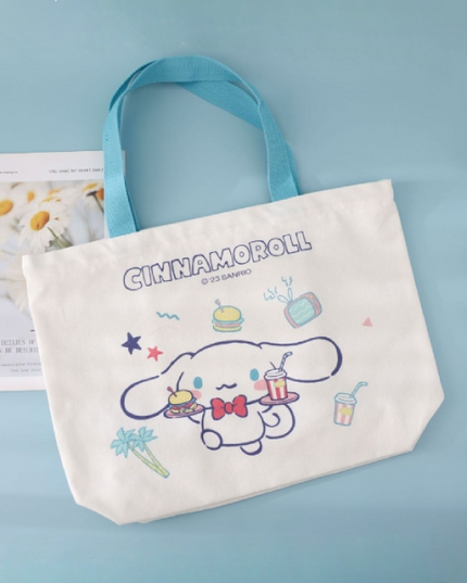 三丽欧家族系列帆布印花购物袋