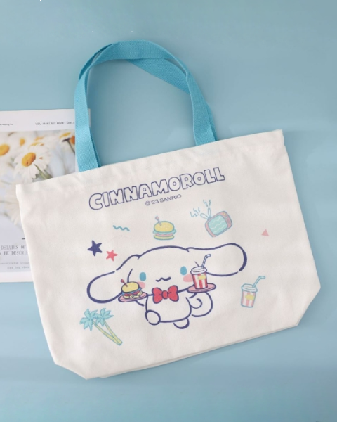 三丽欧家族系列帆布印花购物袋