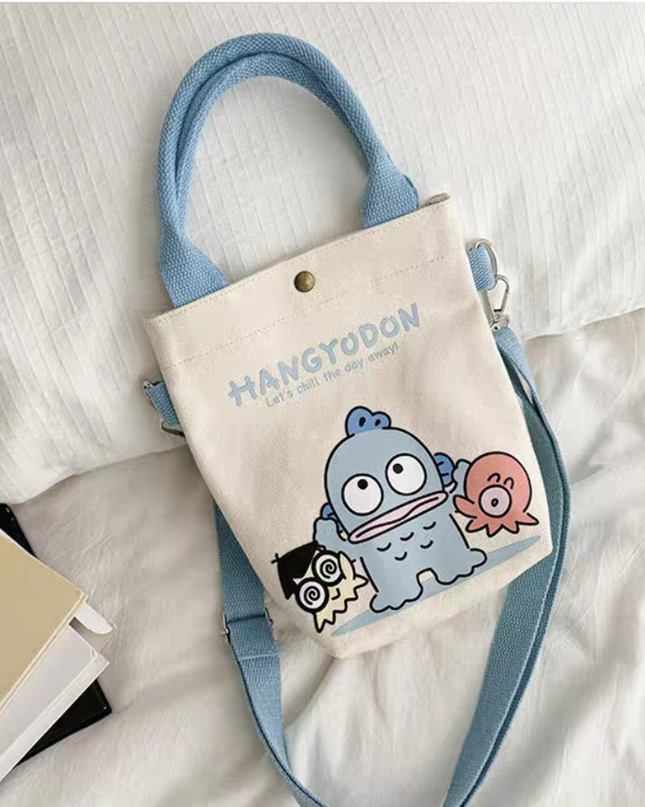 三丽欧家族系列帆布便携小挎包