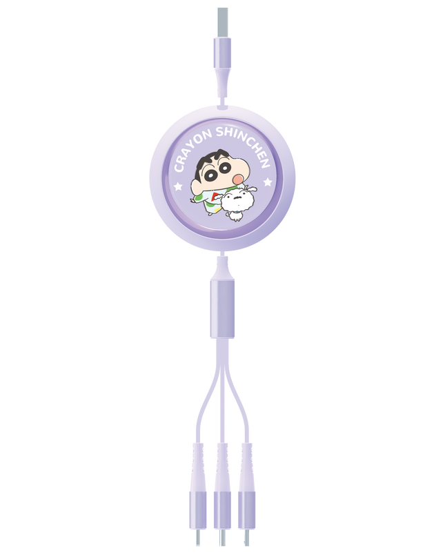 Crayon Shin-chan Lotto Y One-to-Three Data Cable