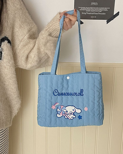 Sanrio Family Series Embroidered Tote Bag