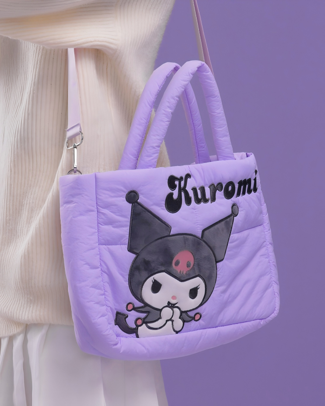 三丽欧家族系列羽绒布休闲手拎斜挎包