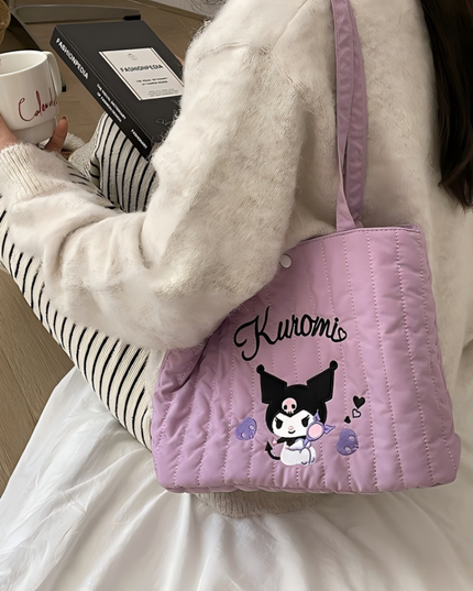 Sanrio Family Series Embroidered Tote Bag